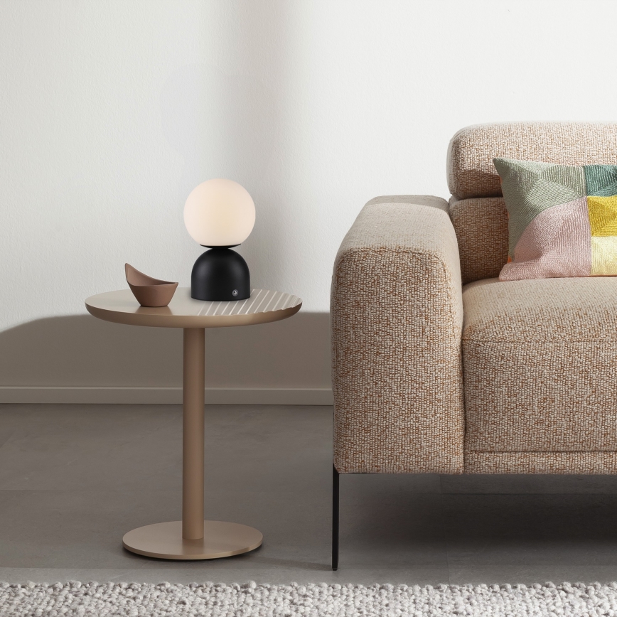 Schöner Wohnen 19218-18 - LED dimbare touch-oplaadbare tafellamp RUDI LED/1,2W/5V 3000-6000K 1200 mAh zwart