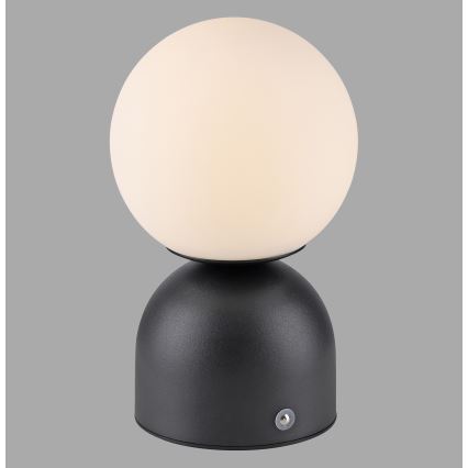 Schöner Wohnen 19218-18 - LED dimbare touch-oplaadbare tafellamp RUDI LED/1,2W/5V 3000-6000K 1200 mAh zwart