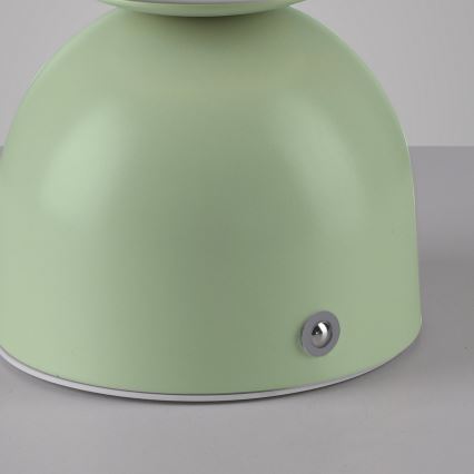 Schöner Wohnen 19218-43 - LED dimbare aanraak-oplaadbare tafellamp RUDI LED/1,2W/5V 3000-6000K 1200 mAh groen