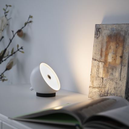 Schöner Wohnen 19244-16 - LED-dimbare, aanraakgestuurde oplaadbare buitentafellamp BELLIS LED/2,5W/5V 2600 mAh IP54 wit