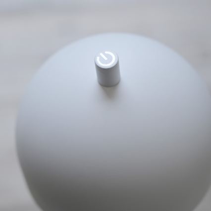 Schöner Wohnen 19244-16 - LED-dimbare, aanraakgestuurde oplaadbare buitentafellamp BELLIS LED/2,5W/5V 2600 mAh IP54 wit