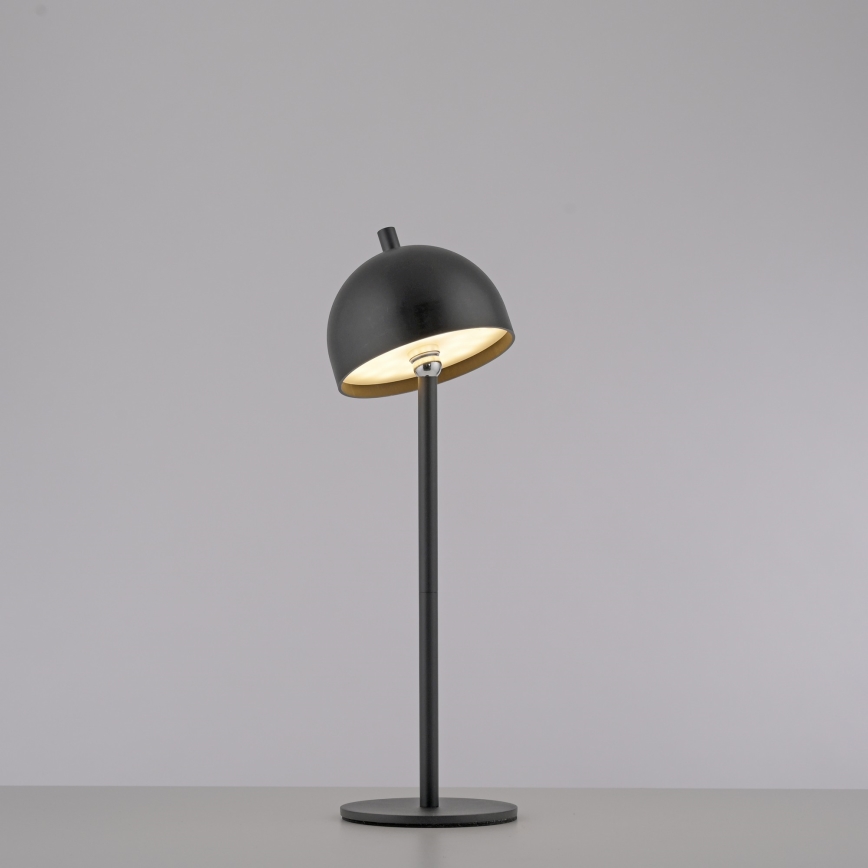 Schöner Wohnen 19244-18 - Dimbare oplaadbare buitentafellamp met aanraakbediening BELLIS LED/2,5W/5V 2600 mAh IP54 zwart