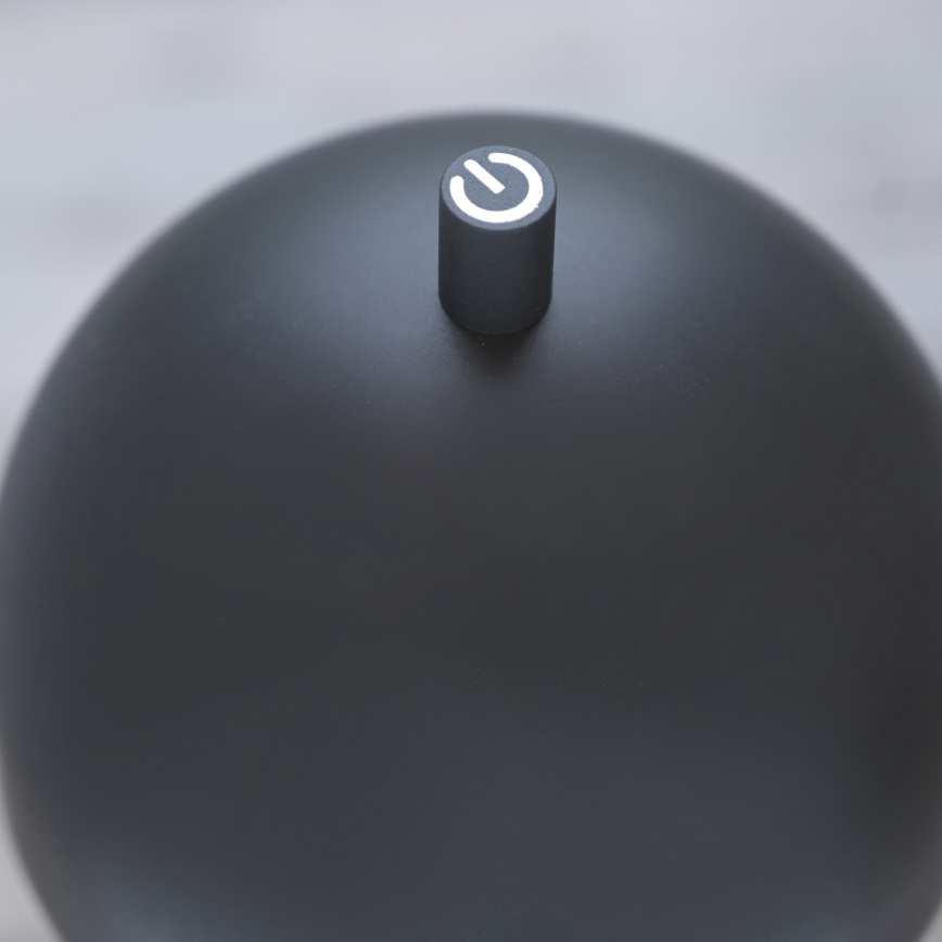 Schöner Wohnen 19244-18 - Dimbare oplaadbare buitentafellamp met aanraakbediening BELLIS LED/2,5W/5V 2600 mAh IP54 zwart