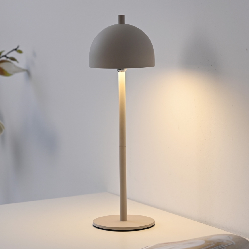 Schöner Wohnen 19244-39 - LED-dimbare aanraak- en oplaadbare buitentafellamp BELLIS LED/2,5W/5V 2600 mAh IP54 grijs