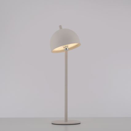 Schöner Wohnen 19244-39 - LED-dimbare aanraak- en oplaadbare buitentafellamp BELLIS LED/2,5W/5V 2600 mAh IP54 grijs