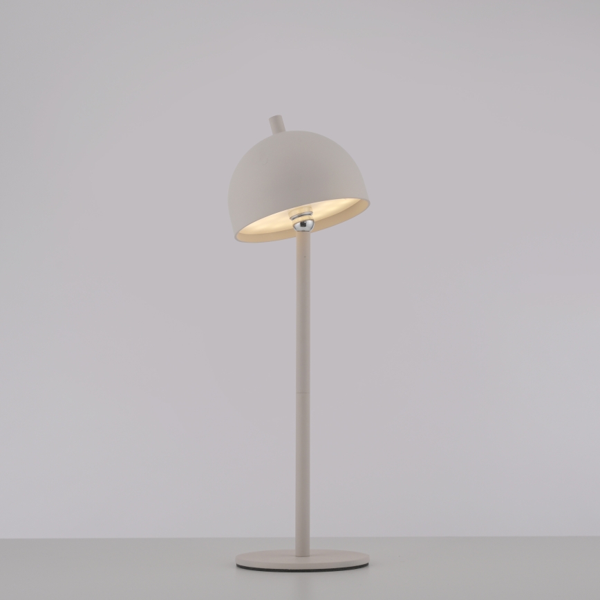 Schöner Wohnen 19244-39 - LED-dimbare aanraak- en oplaadbare buitentafellamp BELLIS LED/2,5W/5V 2600 mAh IP54 grijs