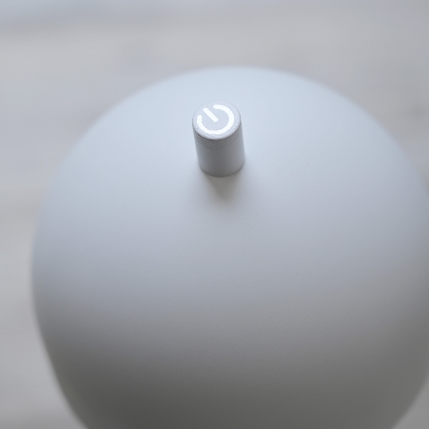 Schöner Wohnen 19245-16 - LED dimbare, oplaadbare buitenvloerlamp met touchbediening BELLIS LED/2,5W/5V 2600 mAh IP54 wit