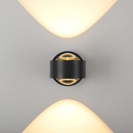 Schöner Wohnen 19331-18 - LED-wandlamp CHIA 2xLED/2W/230V zwart