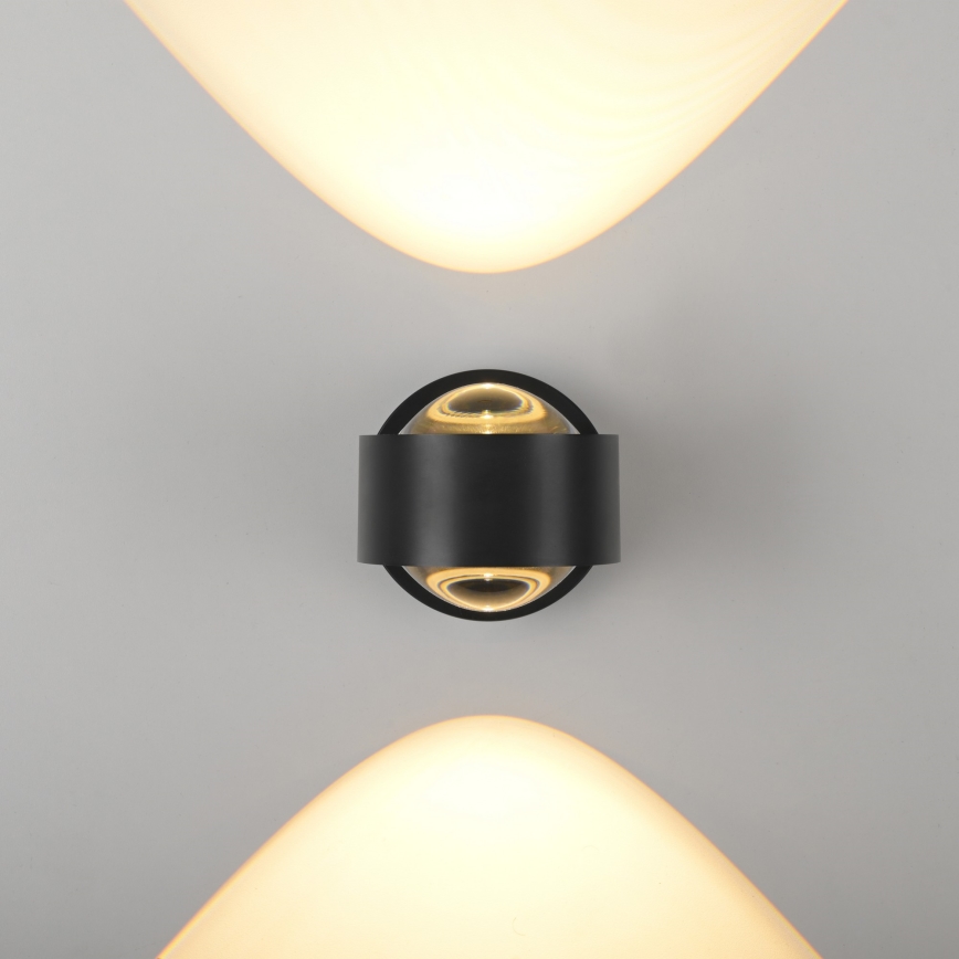 Schöner Wohnen 19331-18 - LED-wandlamp CHIA 2xLED/2W/230V zwart