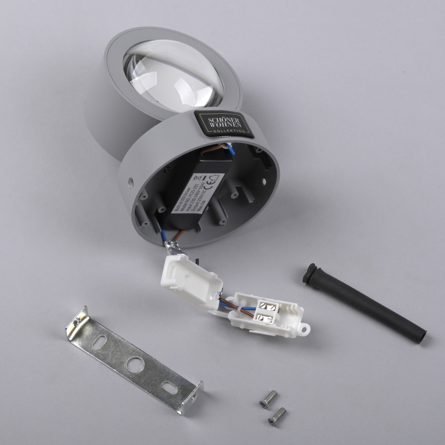 Schöner Wohnen 19331-21 - LED wandlamp CHIA 2xLED/2W/230V antraciet