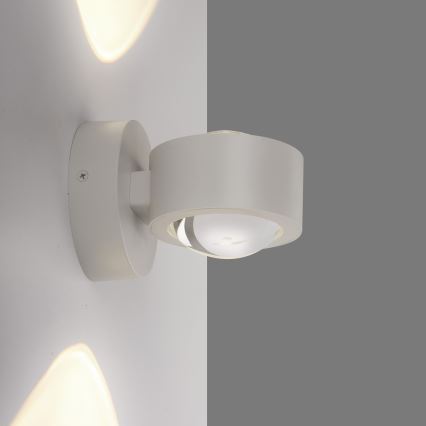 Schöner Wohnen 19331-39 - LED-wandlamp CHIA 2xLED/2W/230V grijs