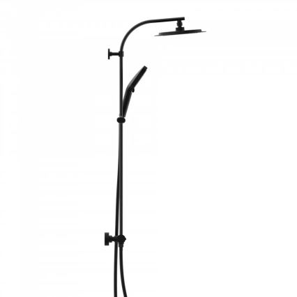 Schütte 60076 - Doucheset met thermostatische kraan MADURA FRESH zwart