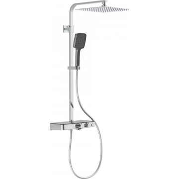 Schütte 60531 - Doucheset met thermostaatkraan OCEAN, glanzend chroom/antraciet