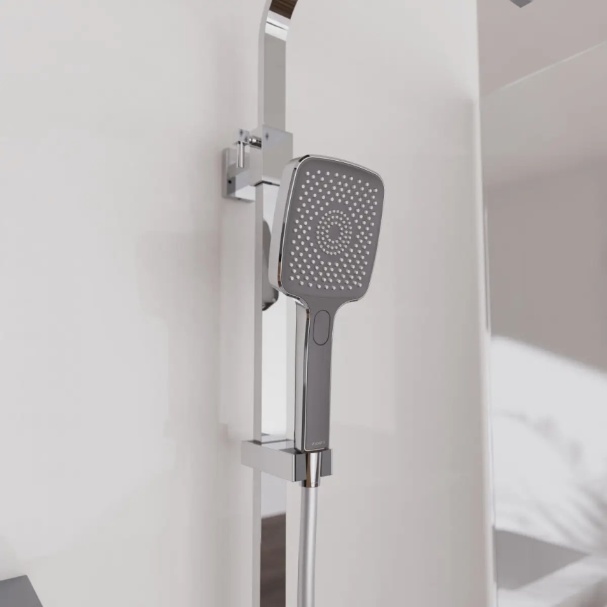 Schütte 60531 - Doucheset met thermostaatkraan OCEAN, glanzend chroom/antraciet