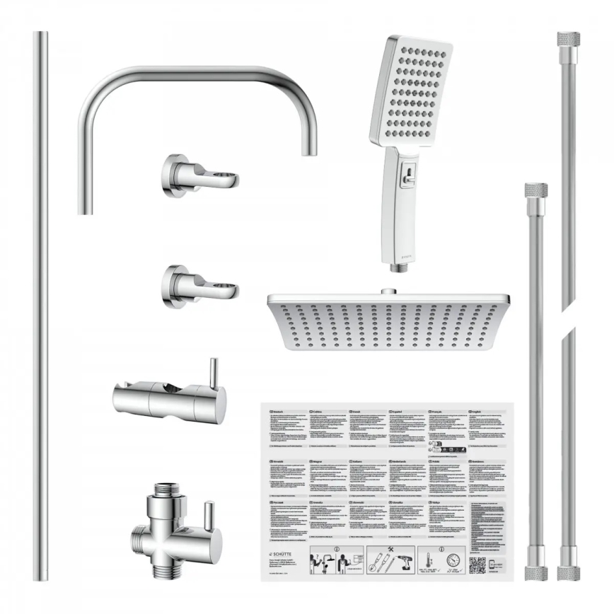Schütte 60660 - Doucheset MALLORCA glanzend chroom
