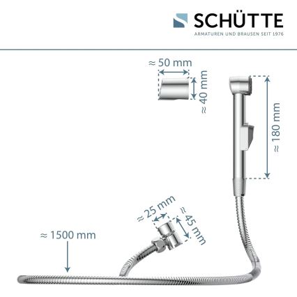 Schütte 78016 - Sproeikop voor wastafel, glanzend chroom