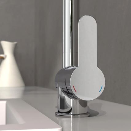 Schütte 79700 - Keukenkraan met uittrekbare sproeikop LONDON glanzend chroom