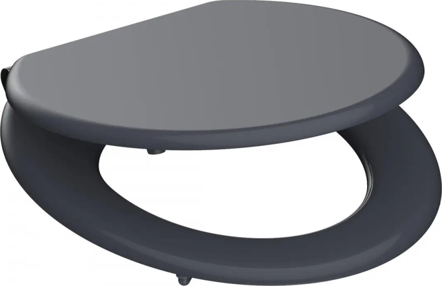 Schütte 80104 - WC-bril SPIRIT, antraciet, met SoftClose, MDF-hout
