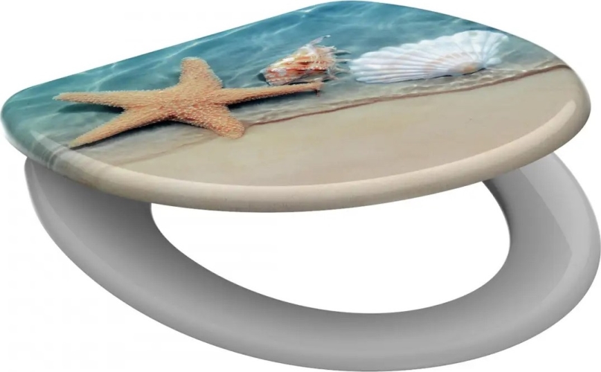 Schütte 82196 - Toiletzitting BEACH met SoftClose, duroplast