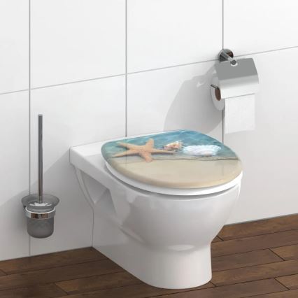 Schütte 82196 - Toiletzitting BEACH met SoftClose, duroplast