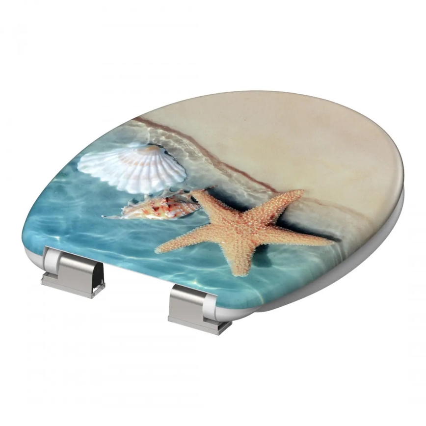 Schütte 82196 - Toiletzitting BEACH met SoftClose, duroplast