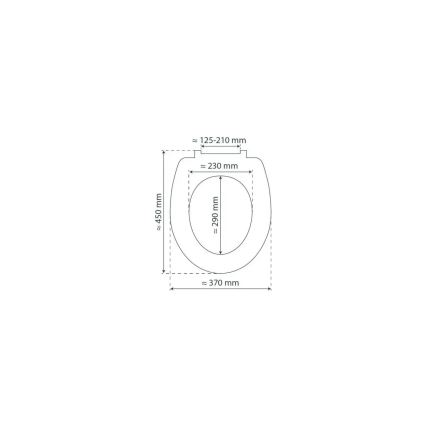 Schütte 82196 - Toiletzitting BEACH met SoftClose, duroplast