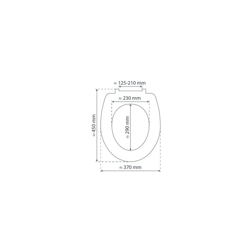 Schütte 82196 - Toiletzitting BEACH met SoftClose, duroplast