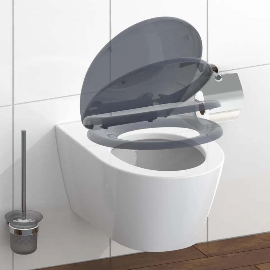 Schütte 82304-A - Toiletbril ANTRACIET SoftClose, duroplast