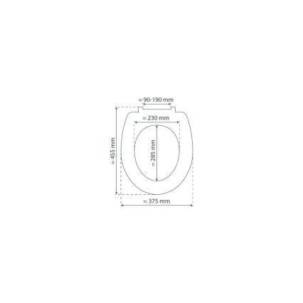 Schütte 82304-A - Toiletbril ANTRACIET SoftClose, duroplast