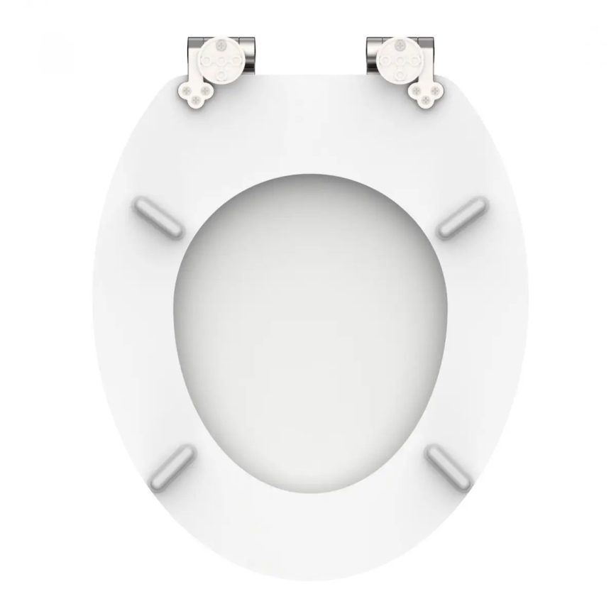 Schütte 84100-A - Witte WC-bril van MDF met SoftClose
