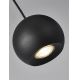 Searchlight - Hanglamp aan een koord EINDHOVEN 4xGU10/50W/230V zwart
