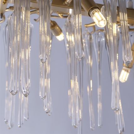 Searchlight - Hanglamp aan kabel HERITAGE 10xG9/33W/230V