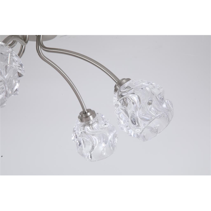 Searchlight - Plafondkroonluchter ASTRAL 5xG9/33W/230V mat chroom