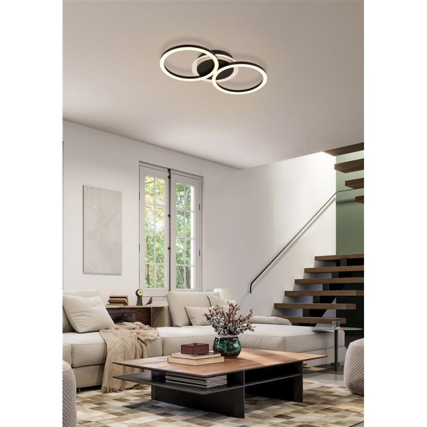 Searchlight - dimbare LED-plafondlamp CONTOUR LED/24W/230V 3000K