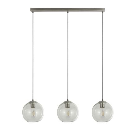Searchlight - Hanglamp aan een koord PENDANT 3xE27/40W/230V mat chroom