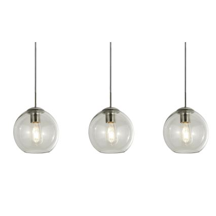 Searchlight - Hanglamp aan een koord PENDANT 3xE27/40W/230V mat chroom
