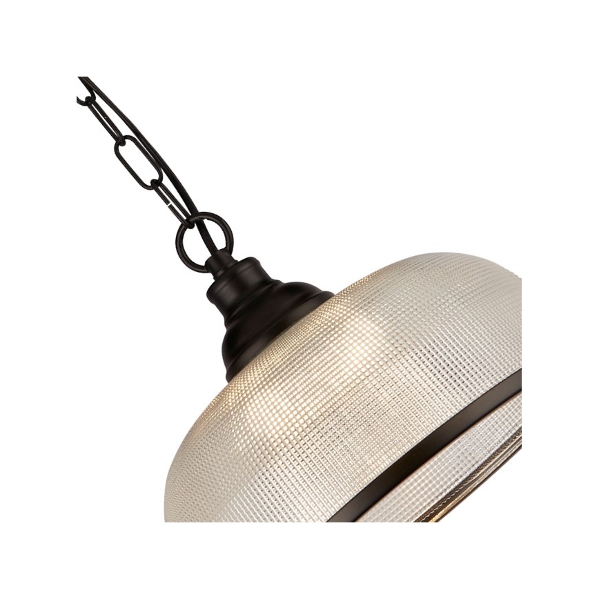 Searchlight - Hanglamp aan een ketting BISTRO 1xE27/60W/230V zwart