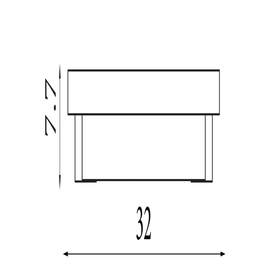 Searchlight - LED-wandlamp ANCHOR LED/12W/230V