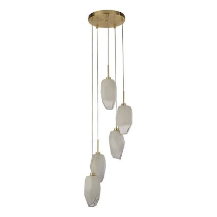 Searchlight - Hanglamp aan kabel ROCKY 5xG9/33W/230V