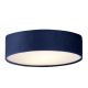 Searchlight - Plafondlamp DRUM PLEAT 2xE27/60W/230V blauw