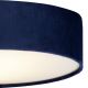 Searchlight - Plafondlamp DRUM PLEAT 2xE27/60W/230V blauw