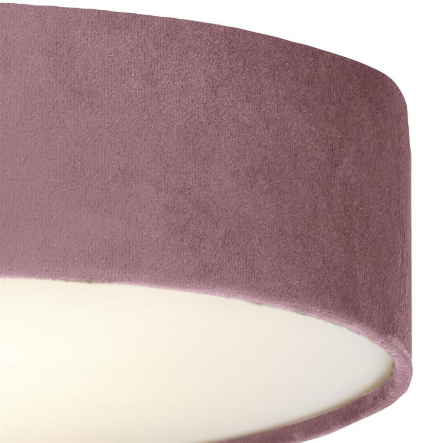 Searchlight - Plafondlamp DRUM PLEAT 2xE27/15W/230V roze