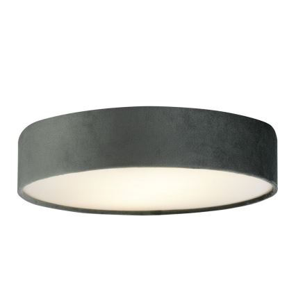 Searchlight - Plafondlamp DRUM 3xE27/60W/230V grijs
