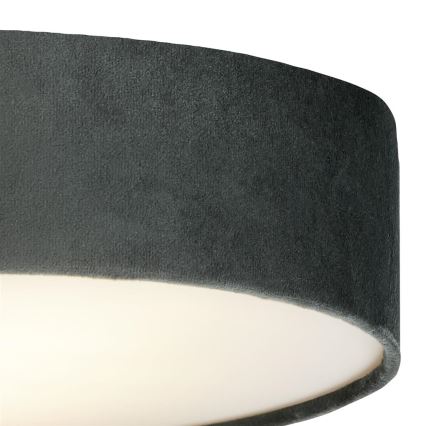 Searchlight - Plafondlamp DRUM 3xE27/60W/230V grijs