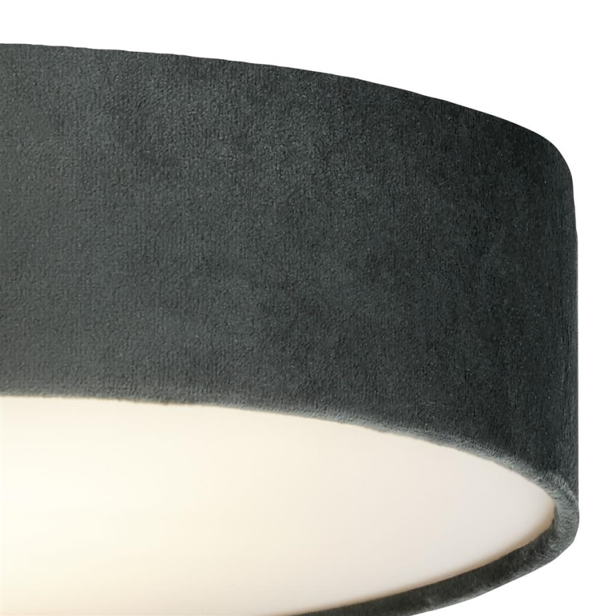 Searchlight - Plafondlamp DRUM 3xE27/60W/230V grijs