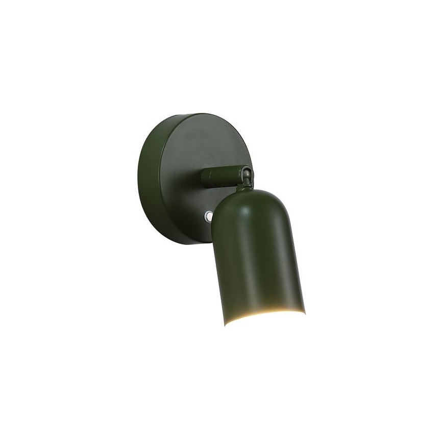 Searchlight - Dimbare oplaadbare LED-wandlamp CONE LED/1,5W/5V groen