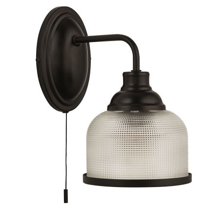 Searchlight - Wandlamp BISTRO 1xE27/60W/230V zwart
