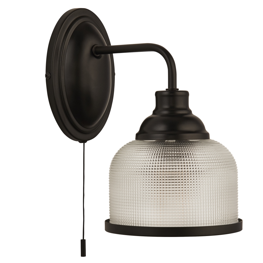 Searchlight - Wandlamp BISTRO 1xE27/60W/230V zwart
