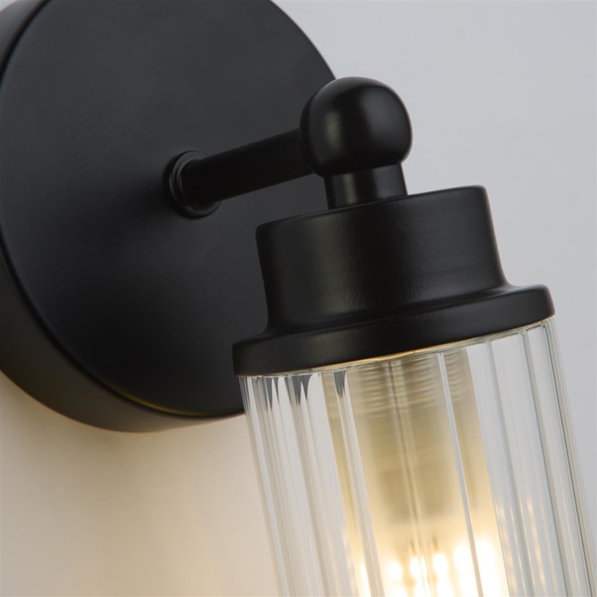 Searchlight - Badkamerwandlamp IMPERIAL 1xG9/7W/230V IP44 zwart
