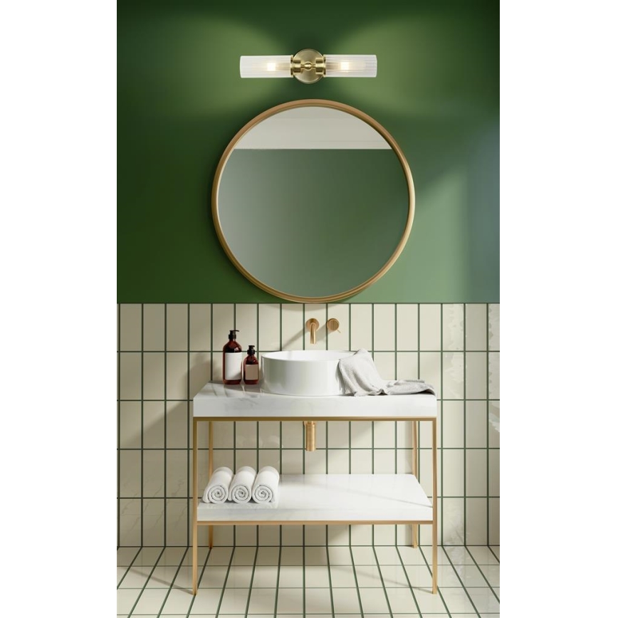 Searchlight - Wandlamp IMPERIAL 2xG9/33W/230V messing